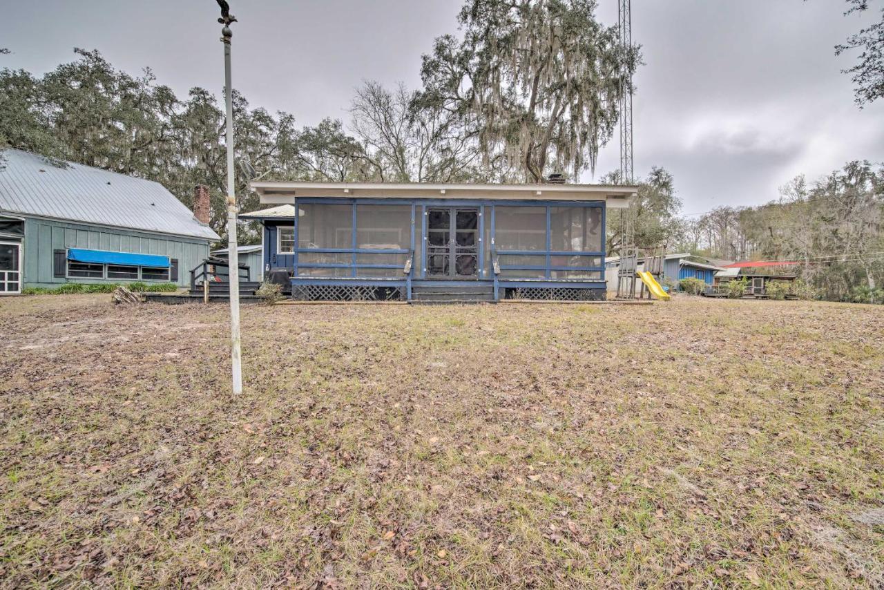 Unplugged Withlacoochee Riverfront Retreat! Bushnell Eksteriør billede